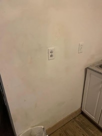 Walls never cleaned