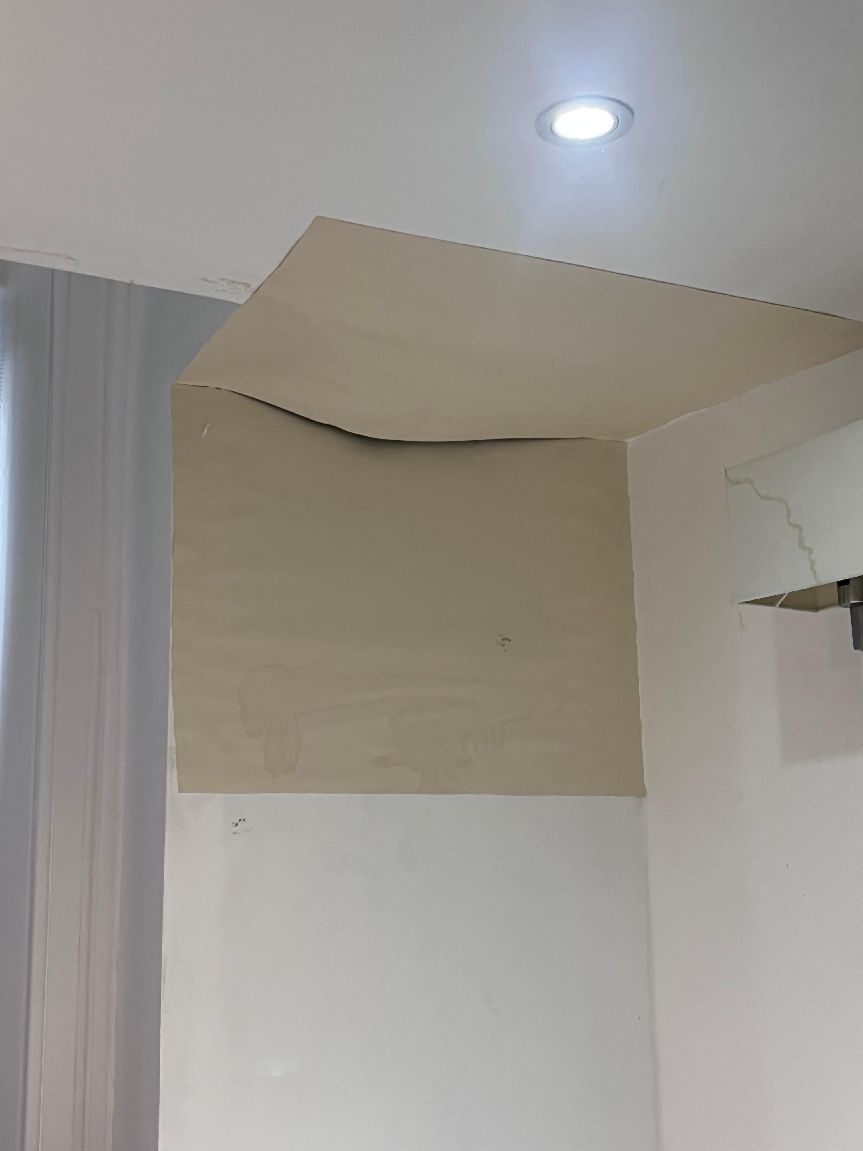 Just wall paper stuck on 