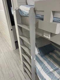 Paint peeling everywhere.