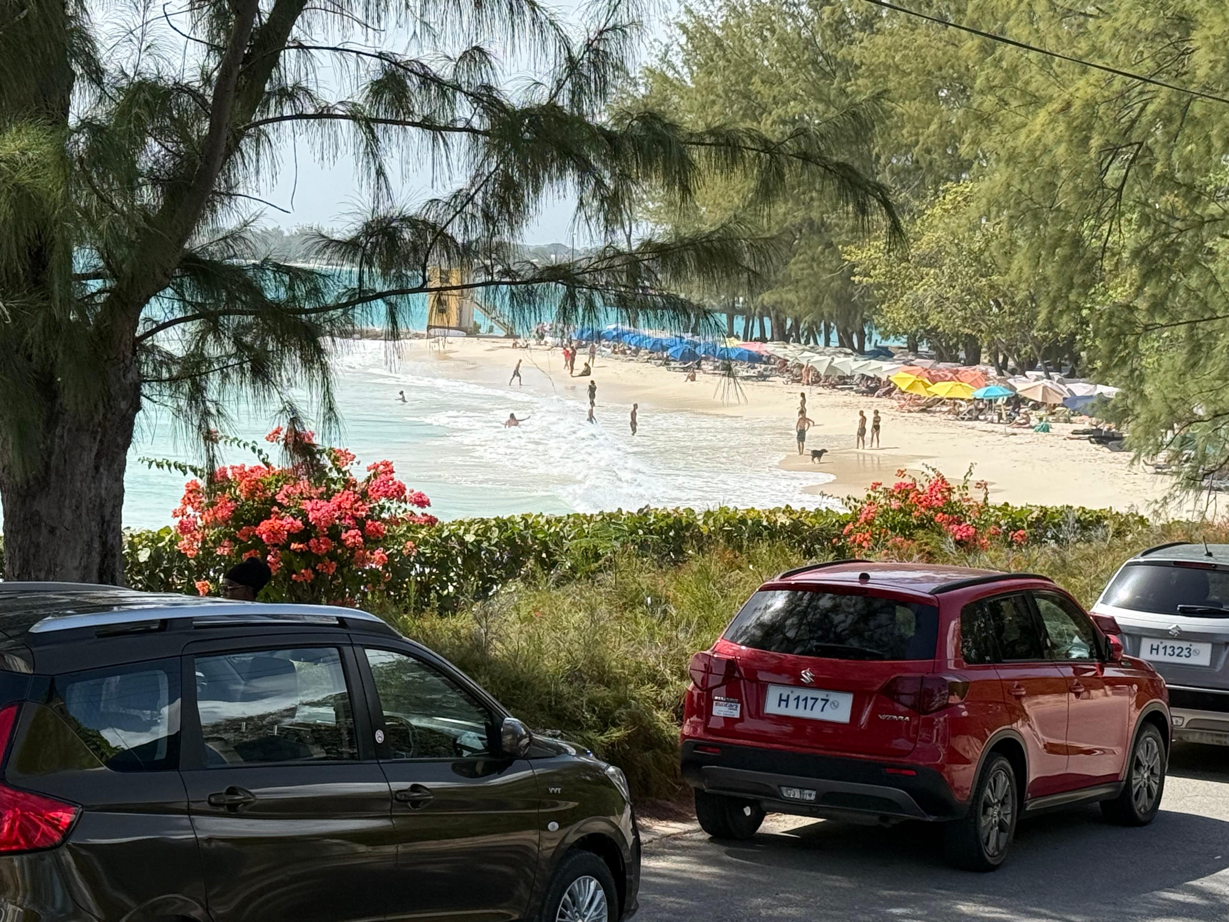 The beach close to the hotel