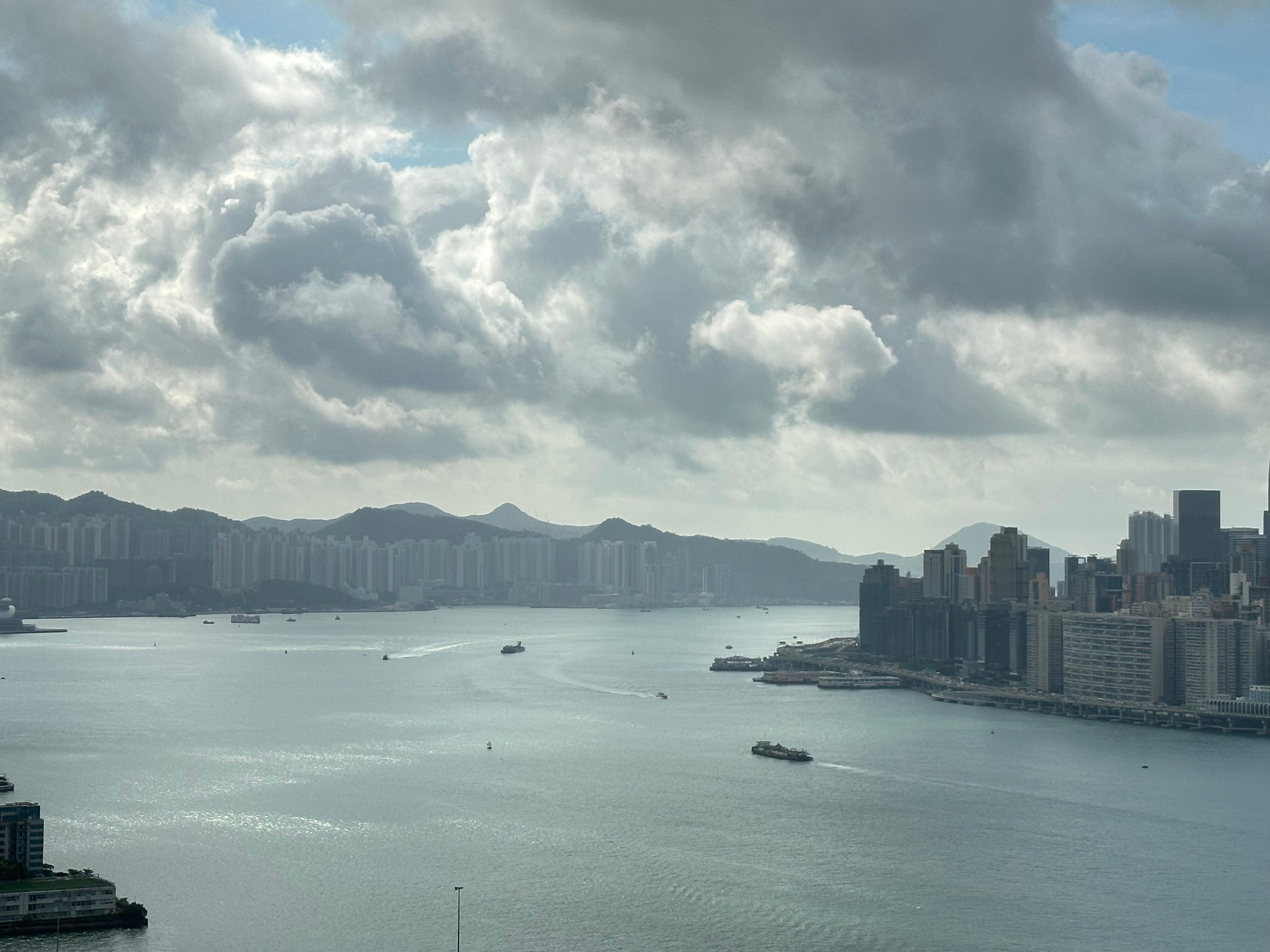Beautiful scene from roof garden