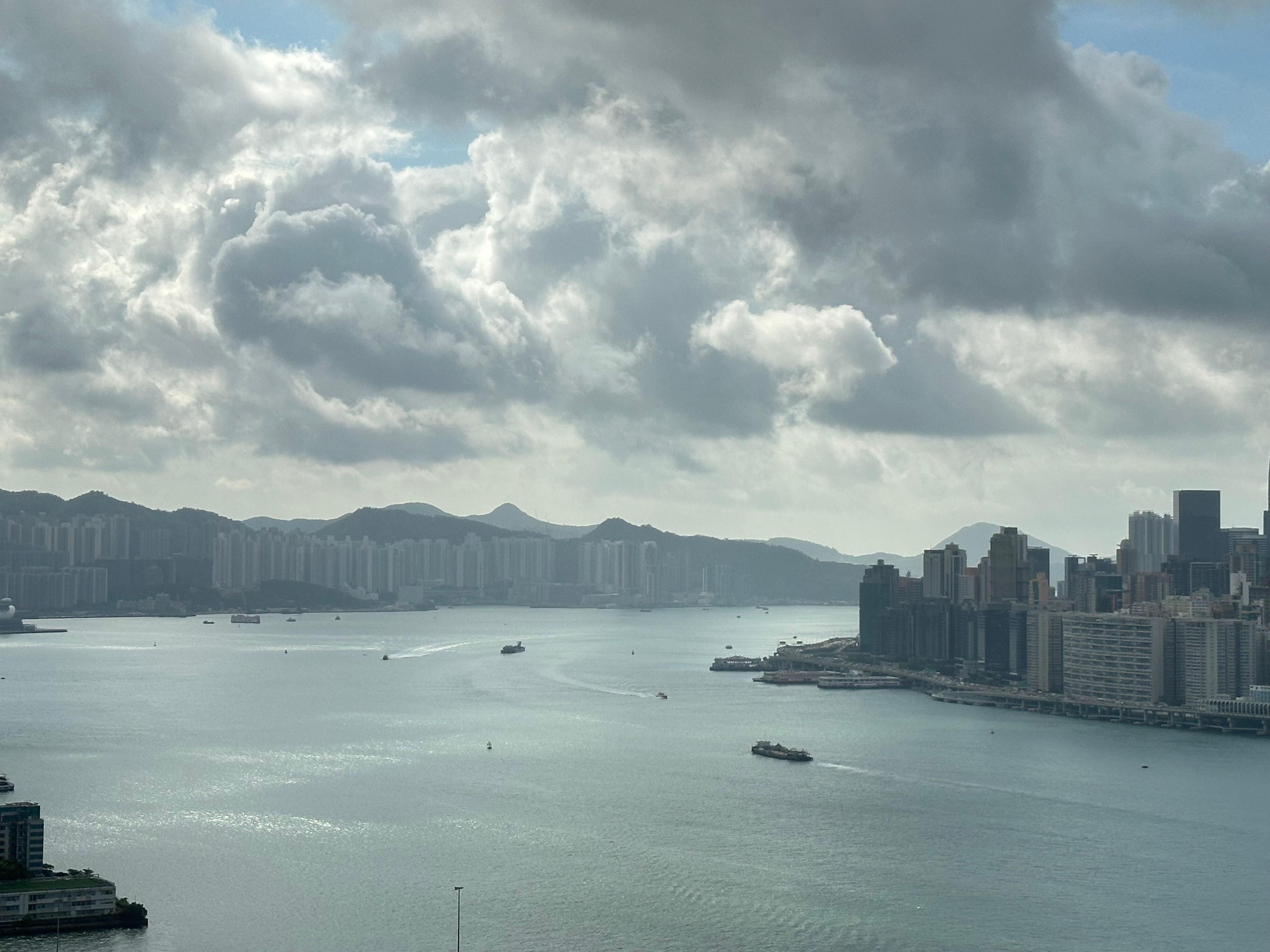 Beautiful scene from roof garden