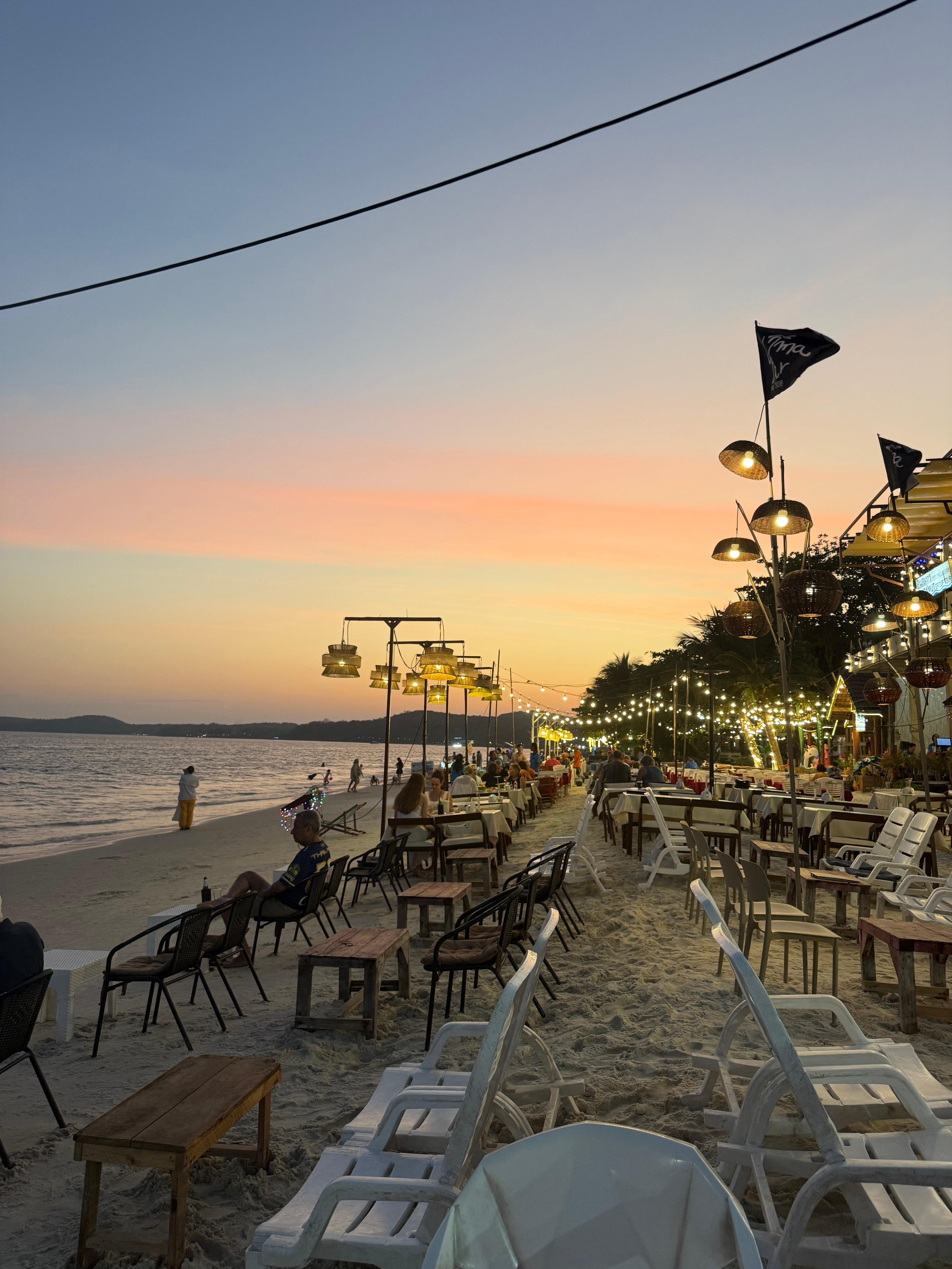 På kvelden ved hotellet