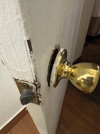 Broken handle