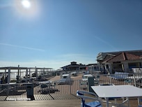 The sun deck right next door to Clayton's.