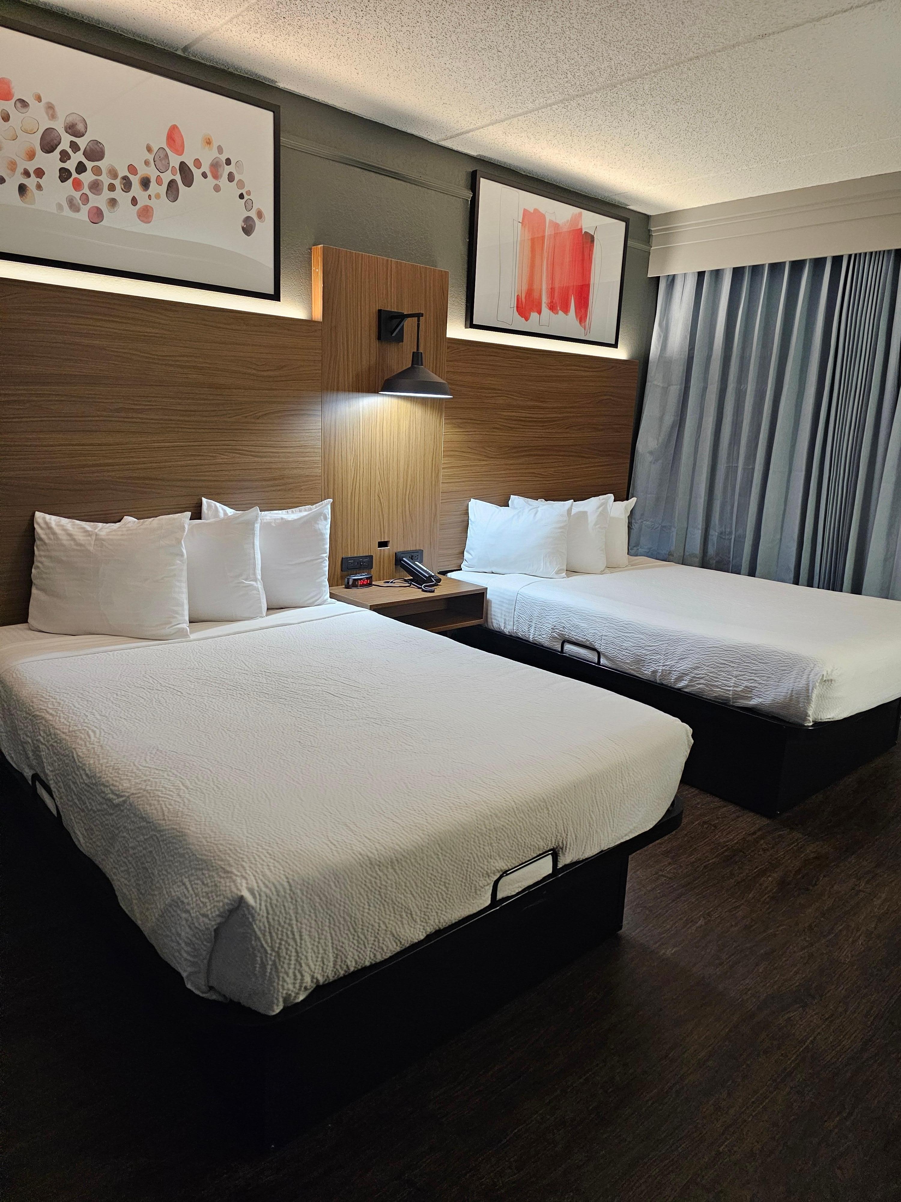 Clean comfy beds