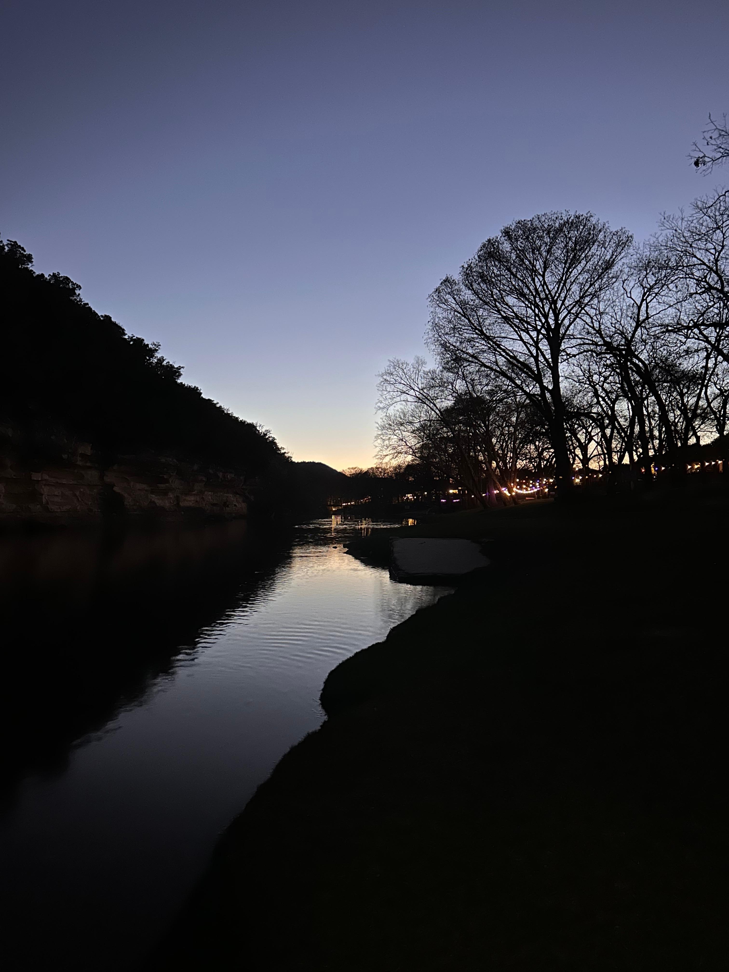 Our first night here!