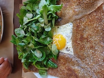 A yummy galette at the Dragon and Giraffe
