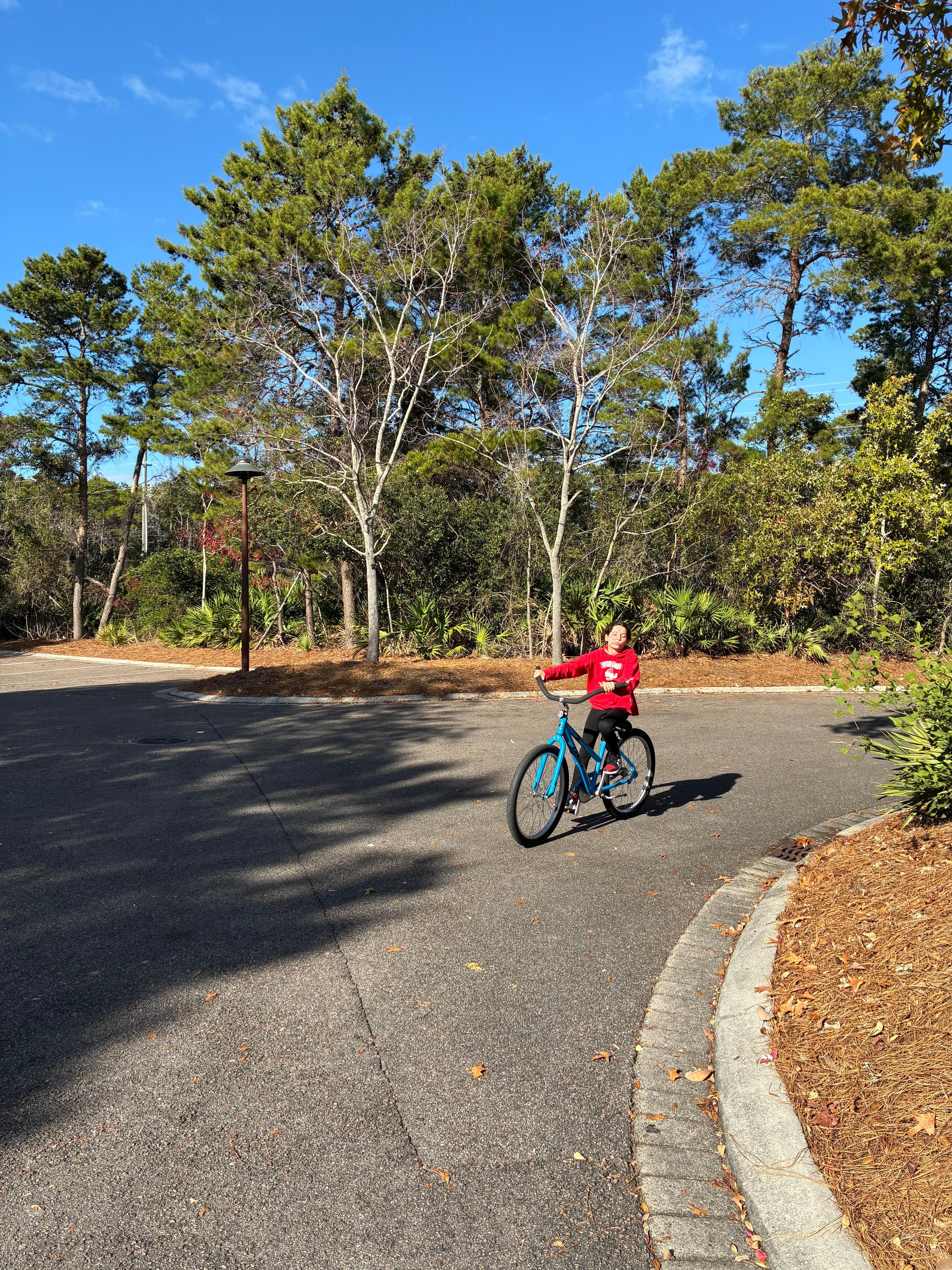 Biking was such a blast