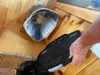 The kitchen trashcan was broken, the maintenance people should have noticed this and fixed it.