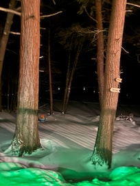 Hot tub at night!