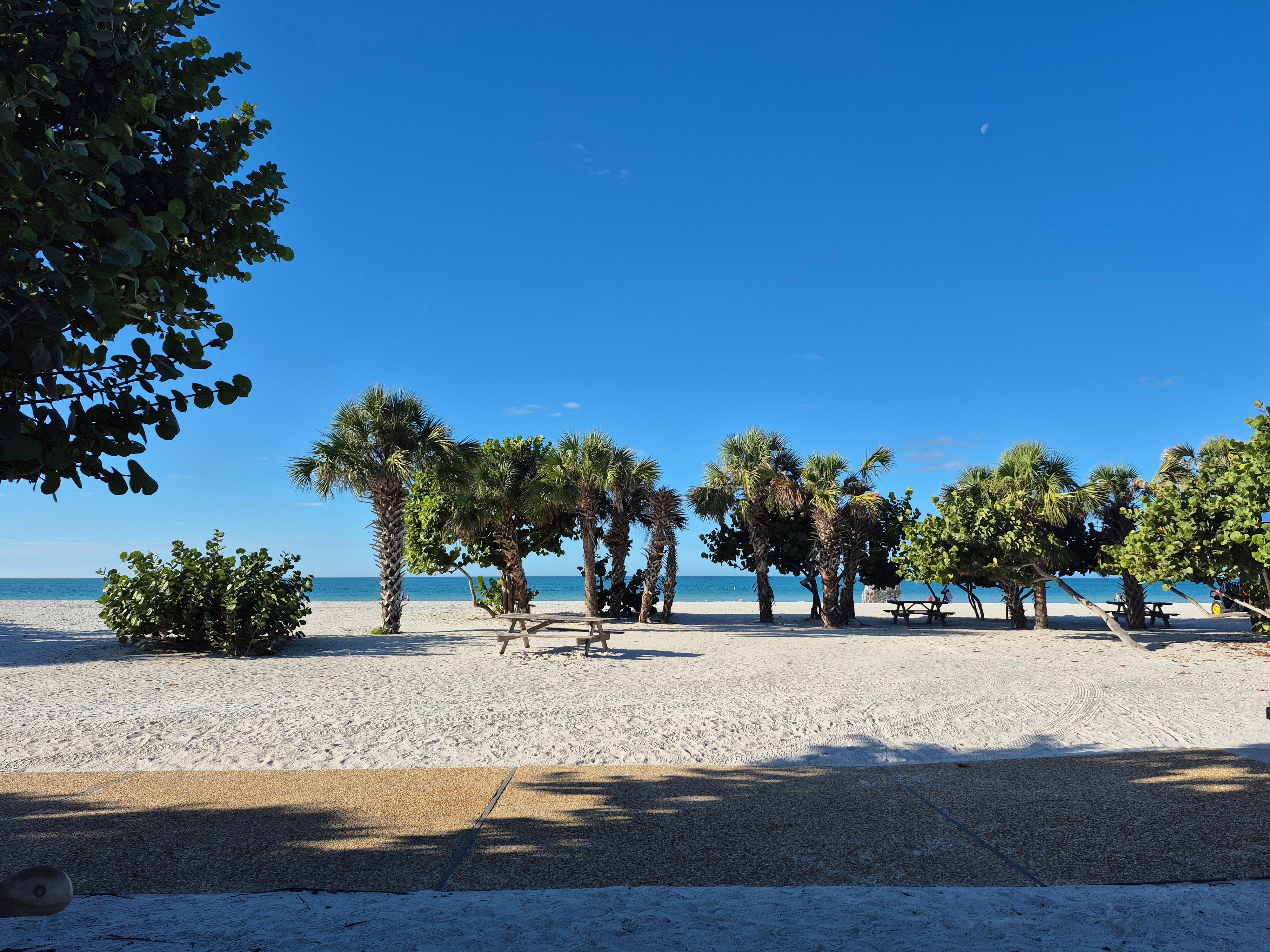 Lido beach 1 short block away.