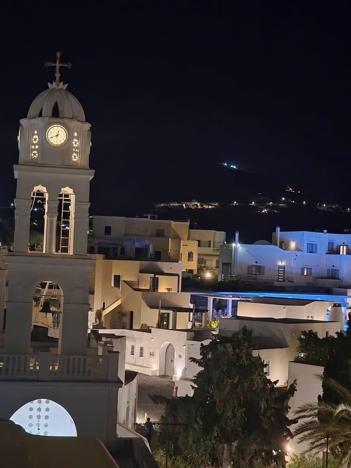 Night view from room