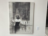 The dame in waiting for her counterpart…opposite wall. She’s got a story to tell.