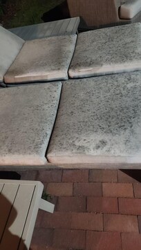 Stained lawn furniture