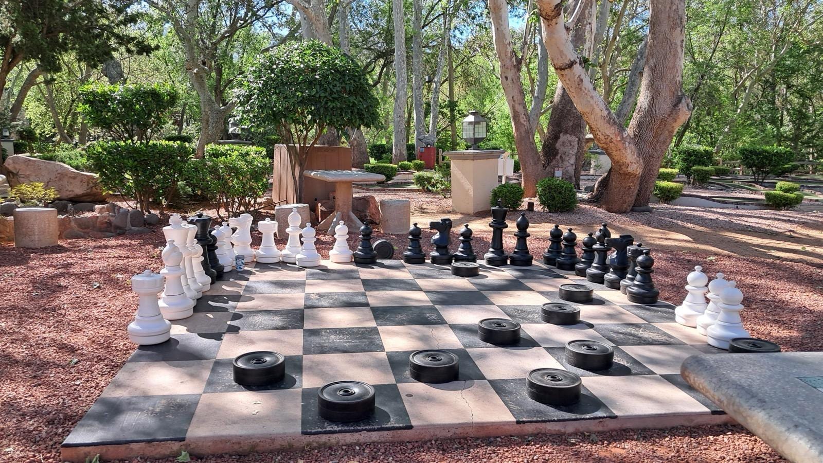 Parks in the resort