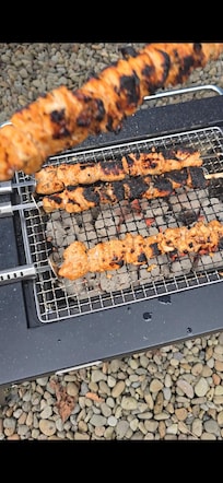 Tawook Chicken on Char! Delish