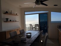 Ocean view from the kitchen table