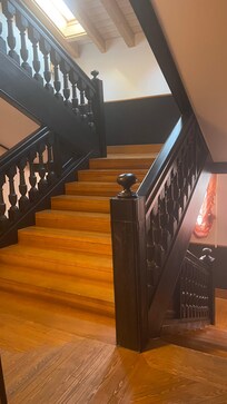 Charming staircase but glad for elevator