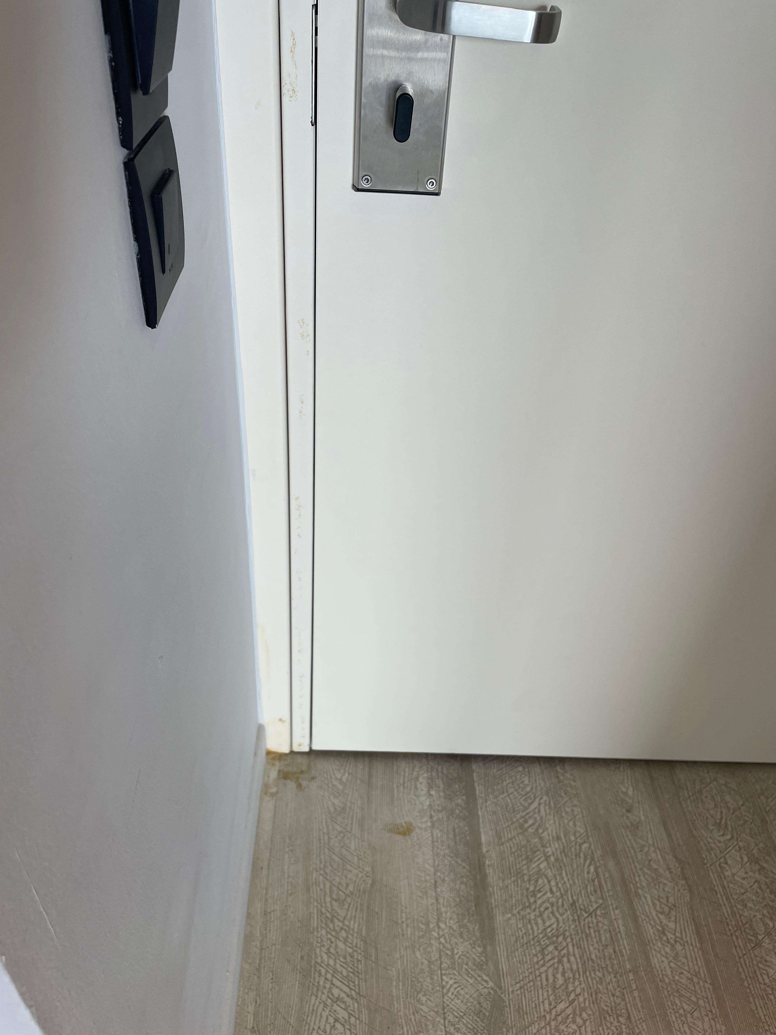 Zimmer zum Saisonende ganz schon ramponiert