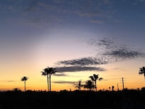 Perfect sunset from the balcony.