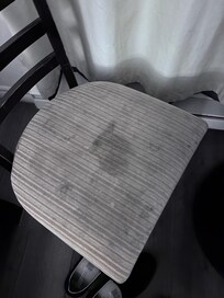 Stains of the chair