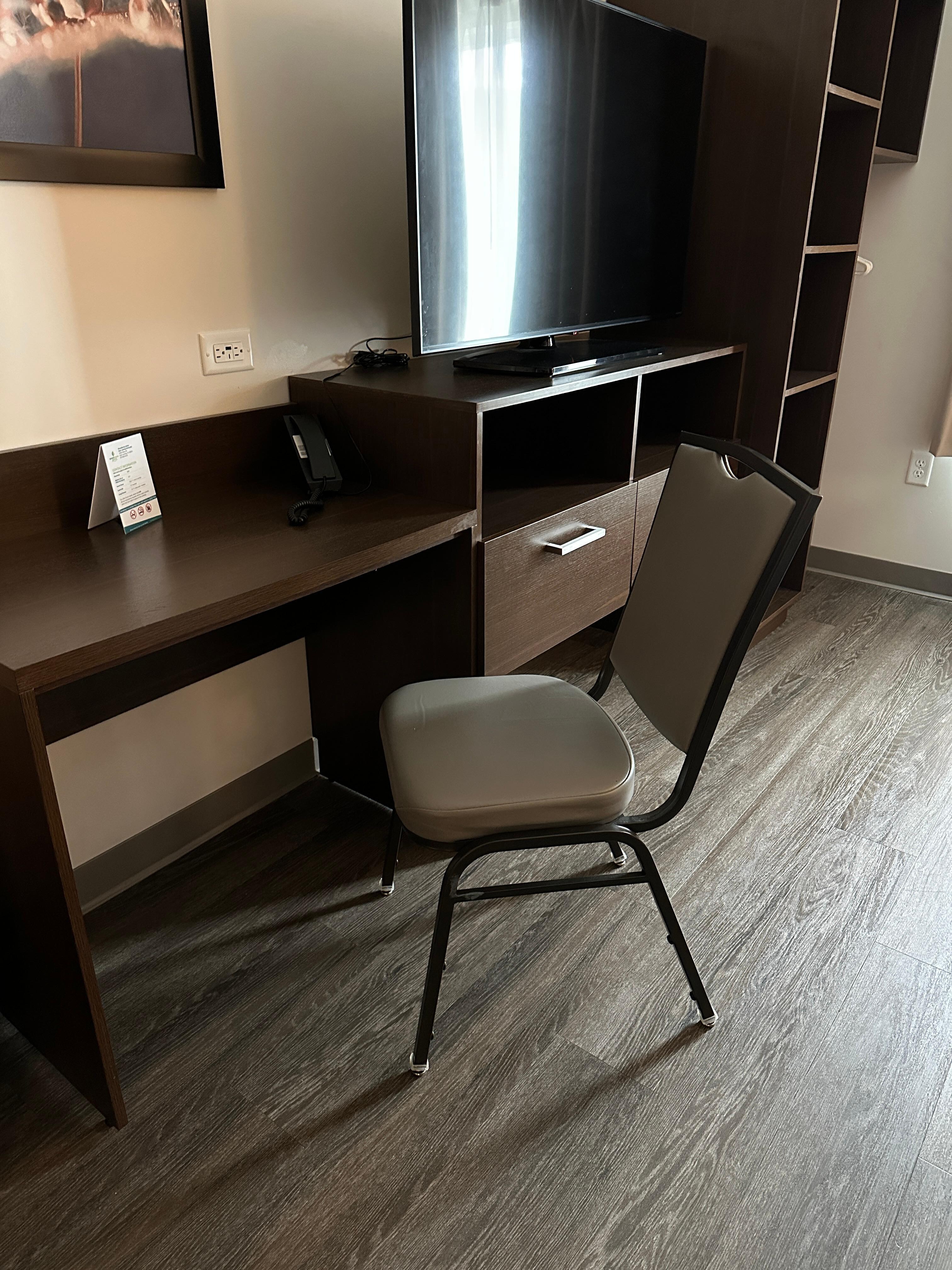 Conference chair? made a ton of noise if you moved it.