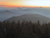 Kuwohi observation deck. Beat place to see sunrise-NC/TN Boarder