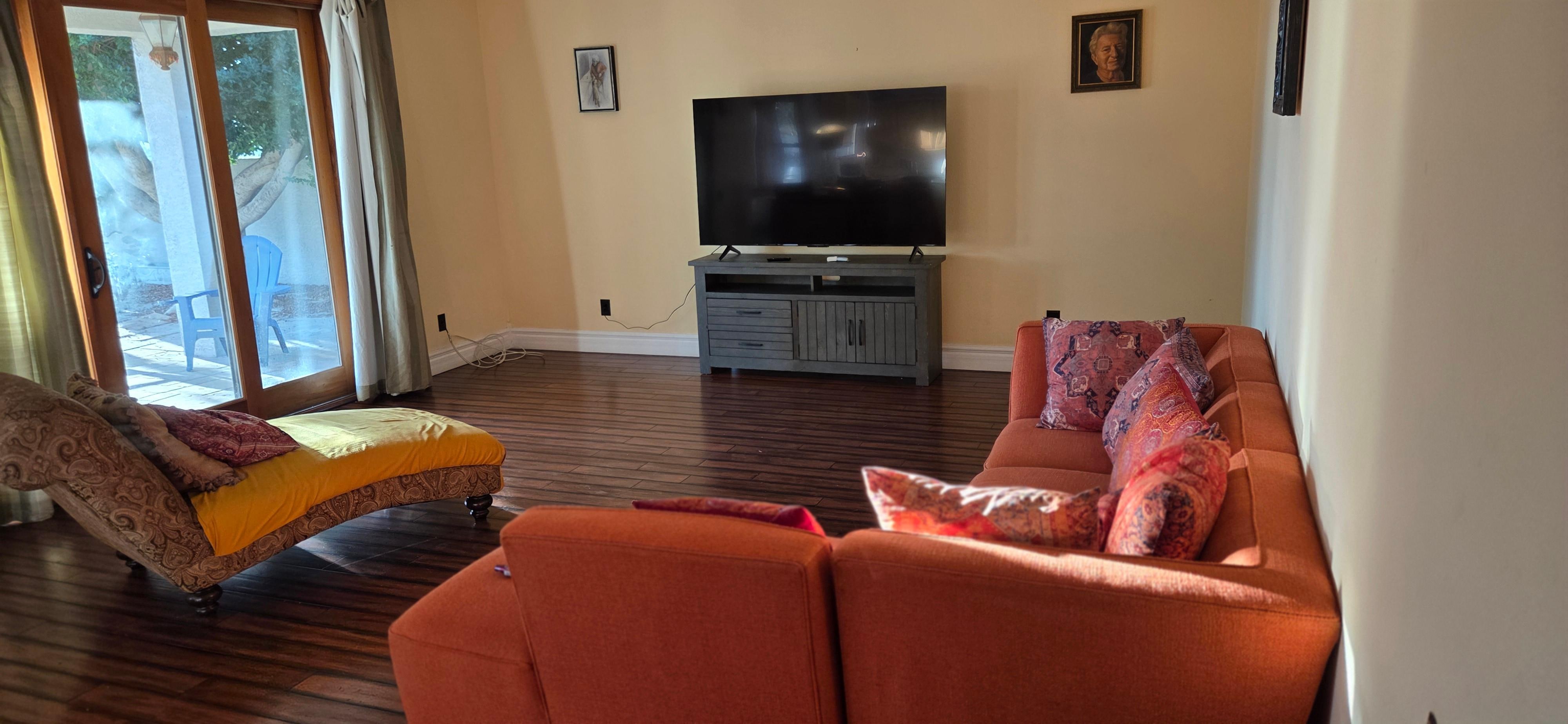 No gaming systems as promised. Smart TV, without the streaming services promised. No other games either, unless you count the 5 puzzle peices left in the storage table.