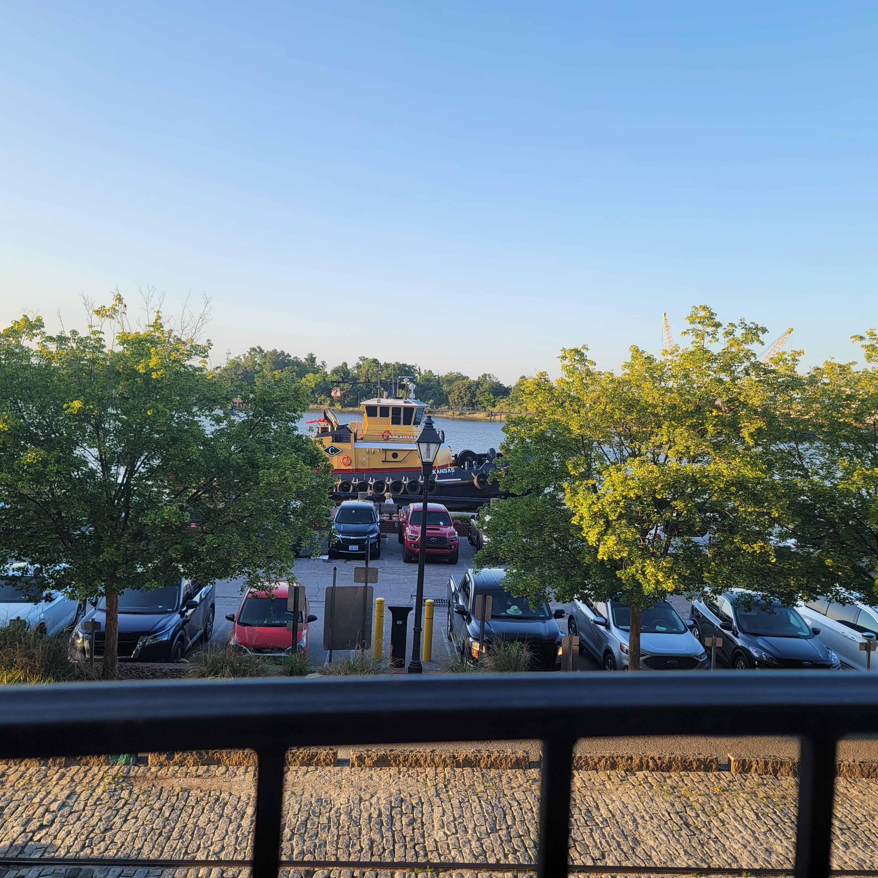 Our view from the balcony