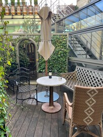 We had a room with a private courtyard