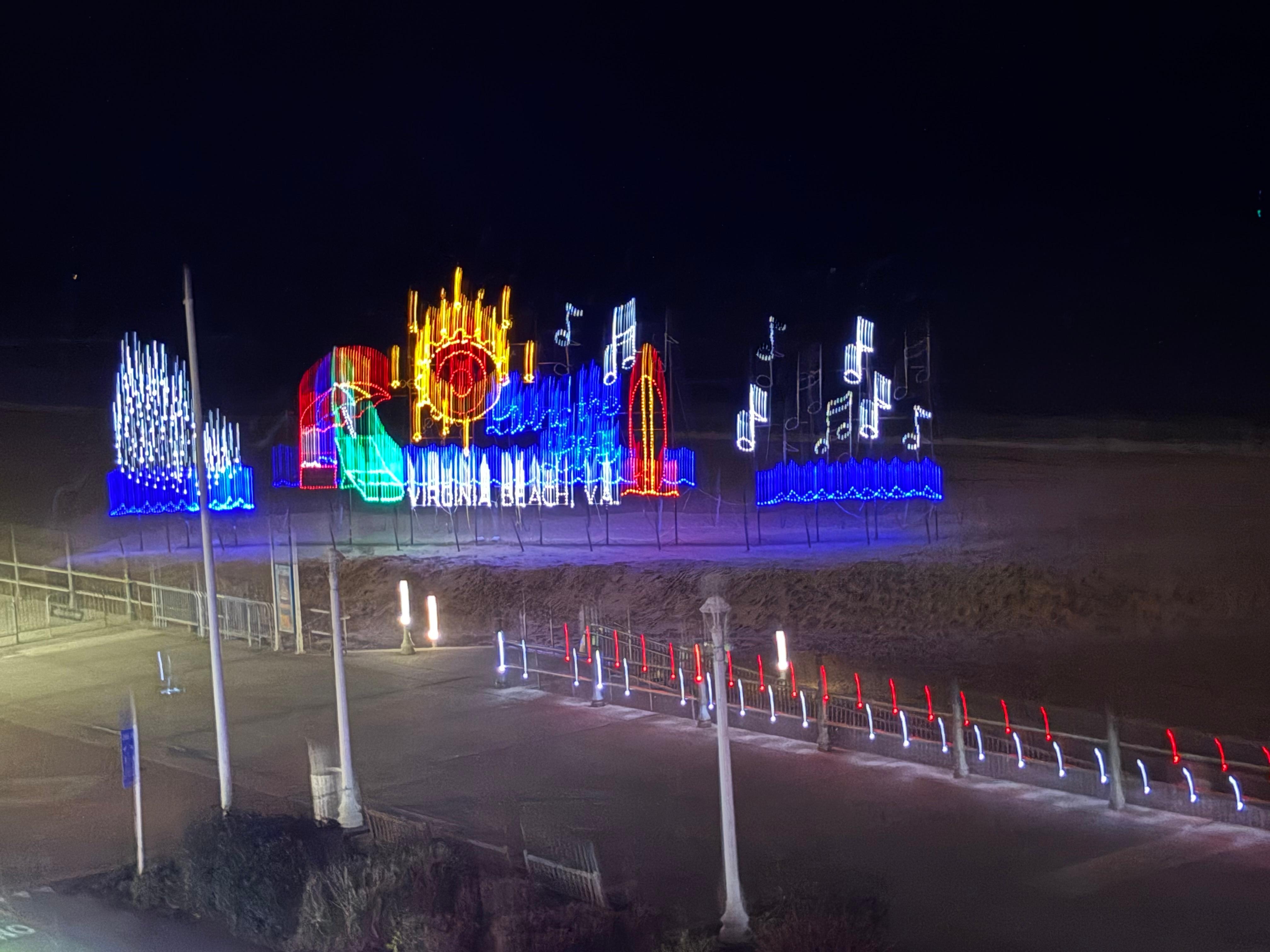 Loving the Christmas lights from my balcony. 