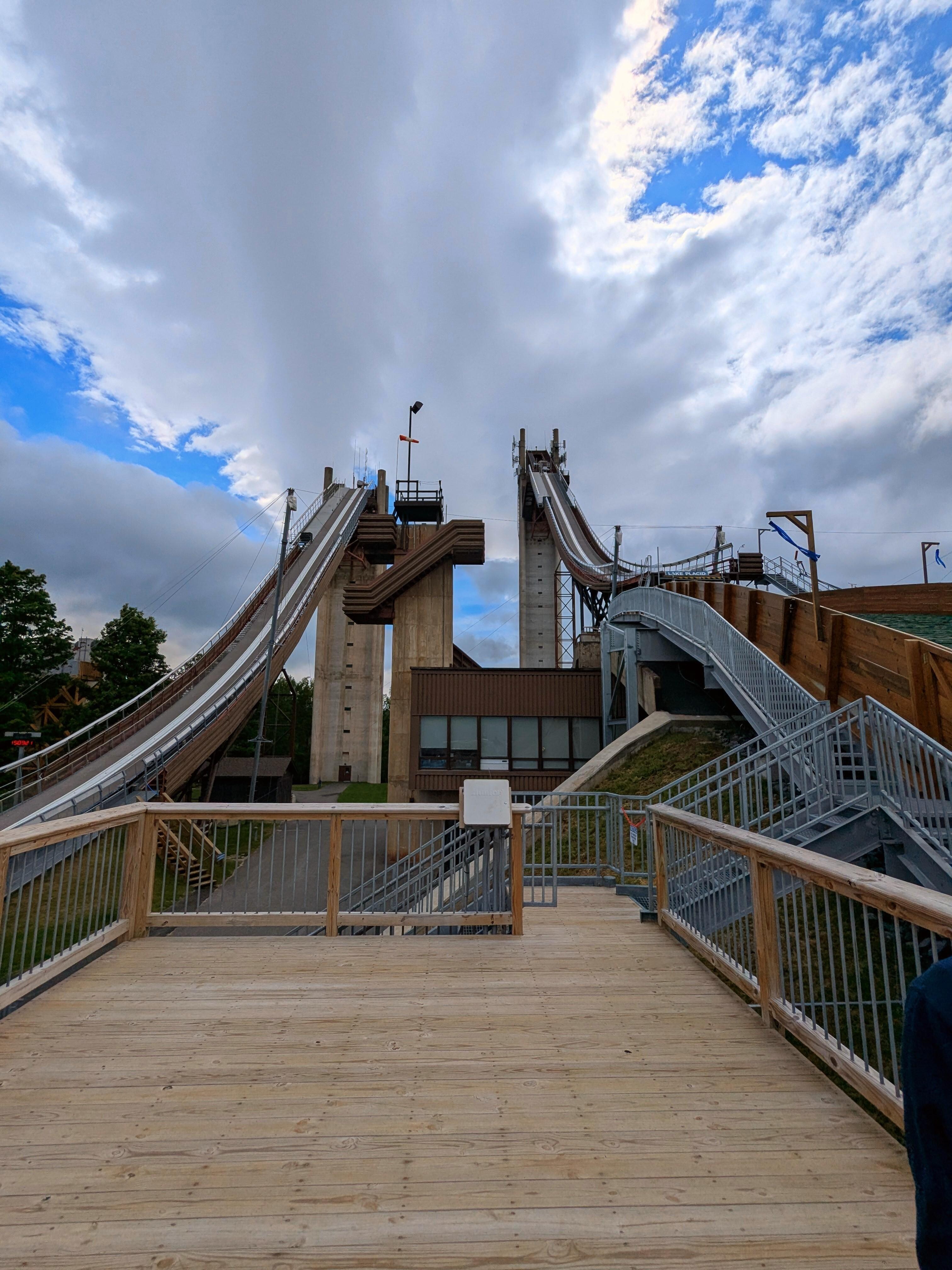 70 and 90 meter ski jumps.