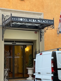 Front of hotel