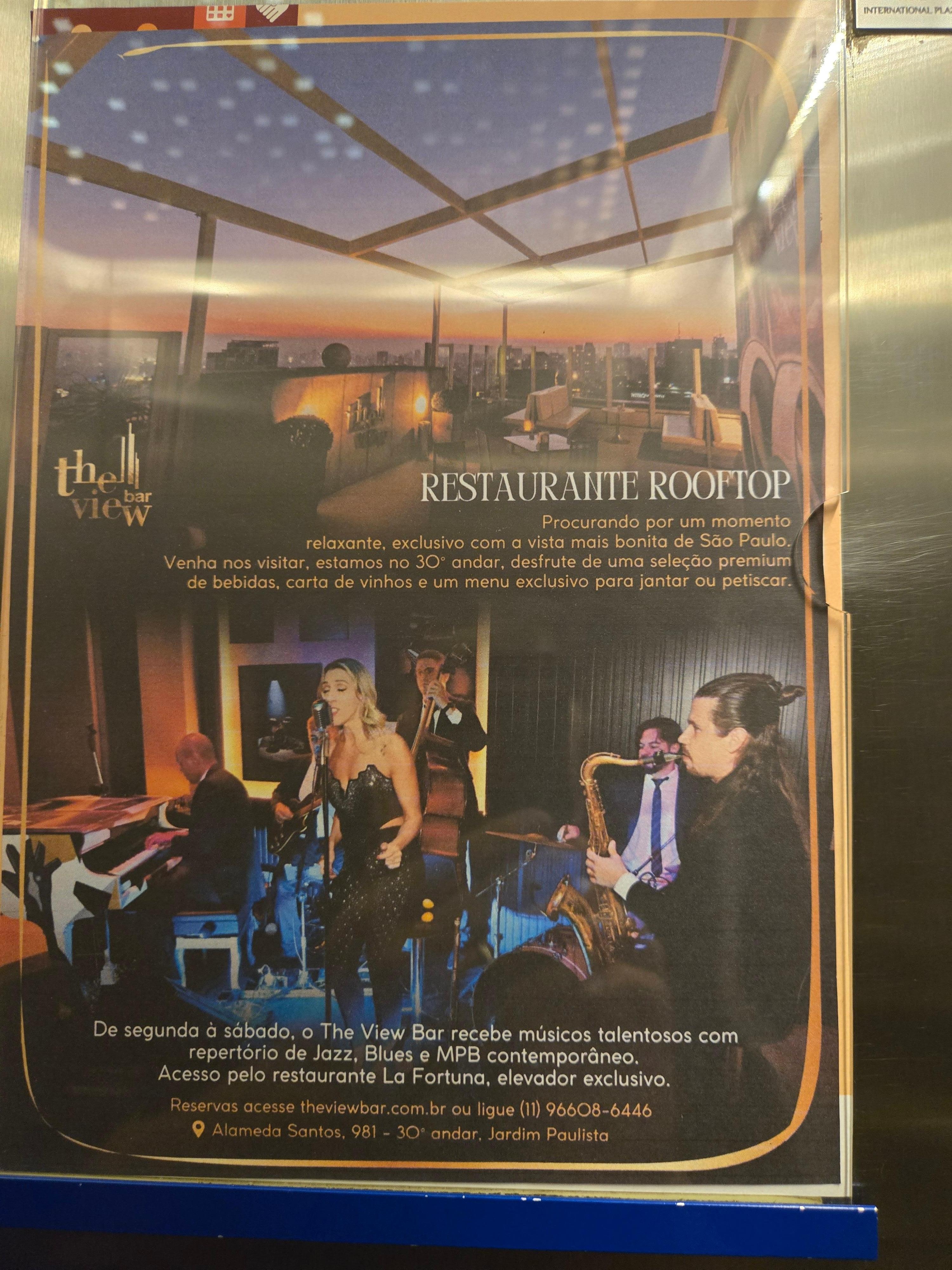 Resraurante The View Rooftop