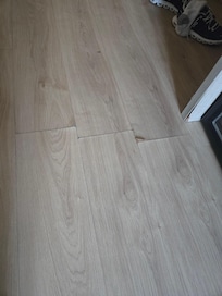 Broken floor. Dangerous to walk