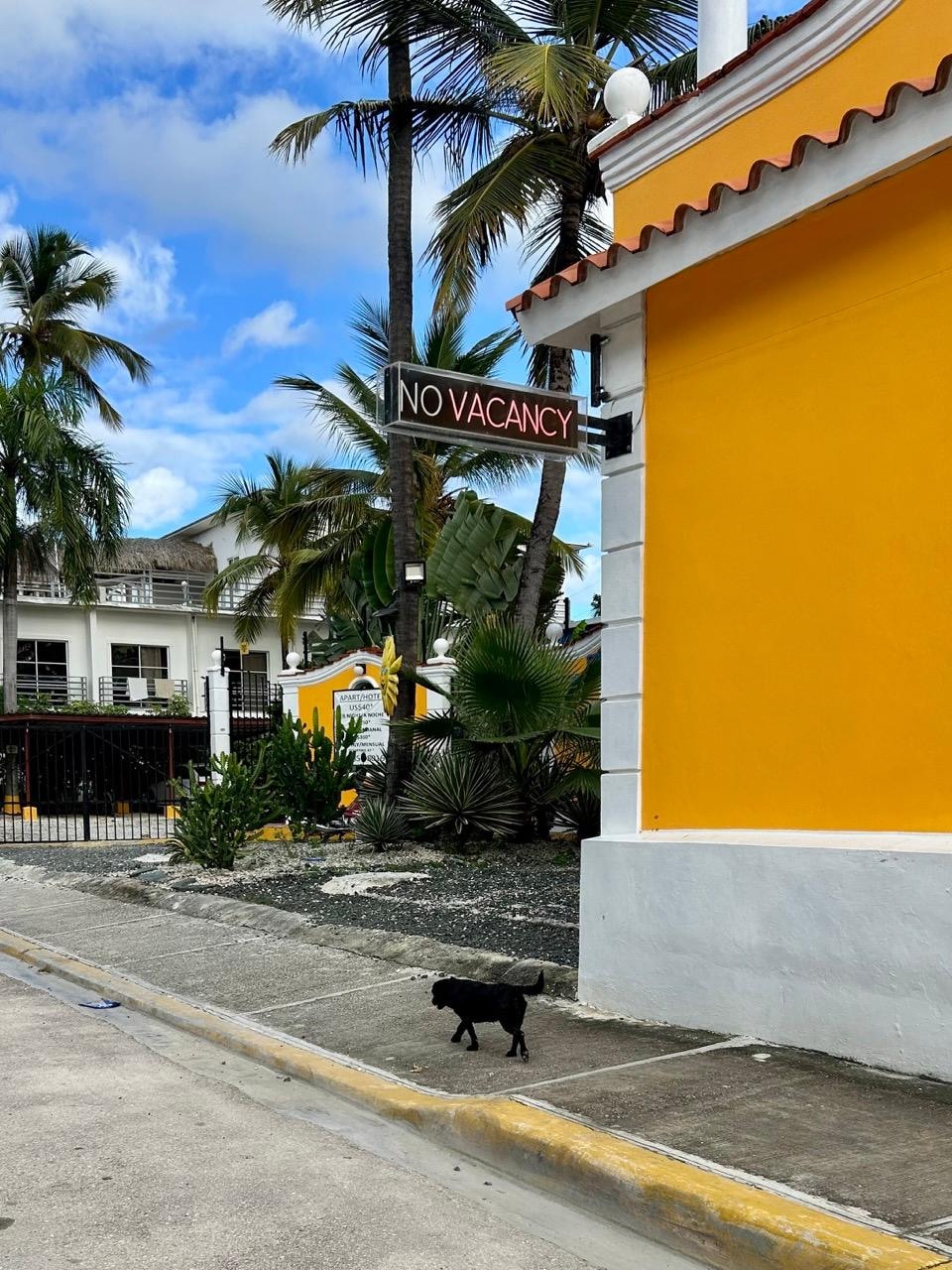 within a residential area and apartelles for rent