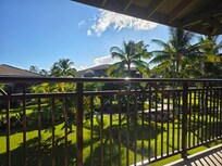 Off the balcony of the room