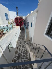 View from stairs