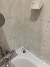 Shower was old and grouting missing or dirty