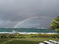 Nice double rainbow our last day at the property