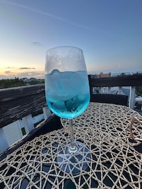 Cocktail at sunset!