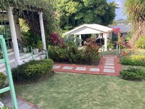 Looking out our entrance.