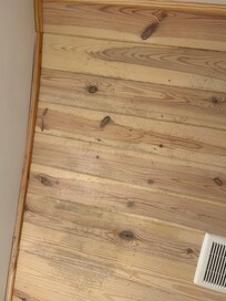 Ceiling of bathroom