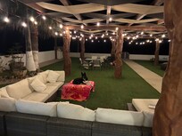 Great hang-out area day or night