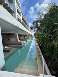 View of swim up rooms