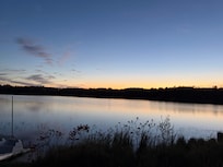 Sunset from cabin patio