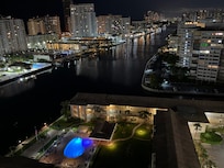 Night South side view