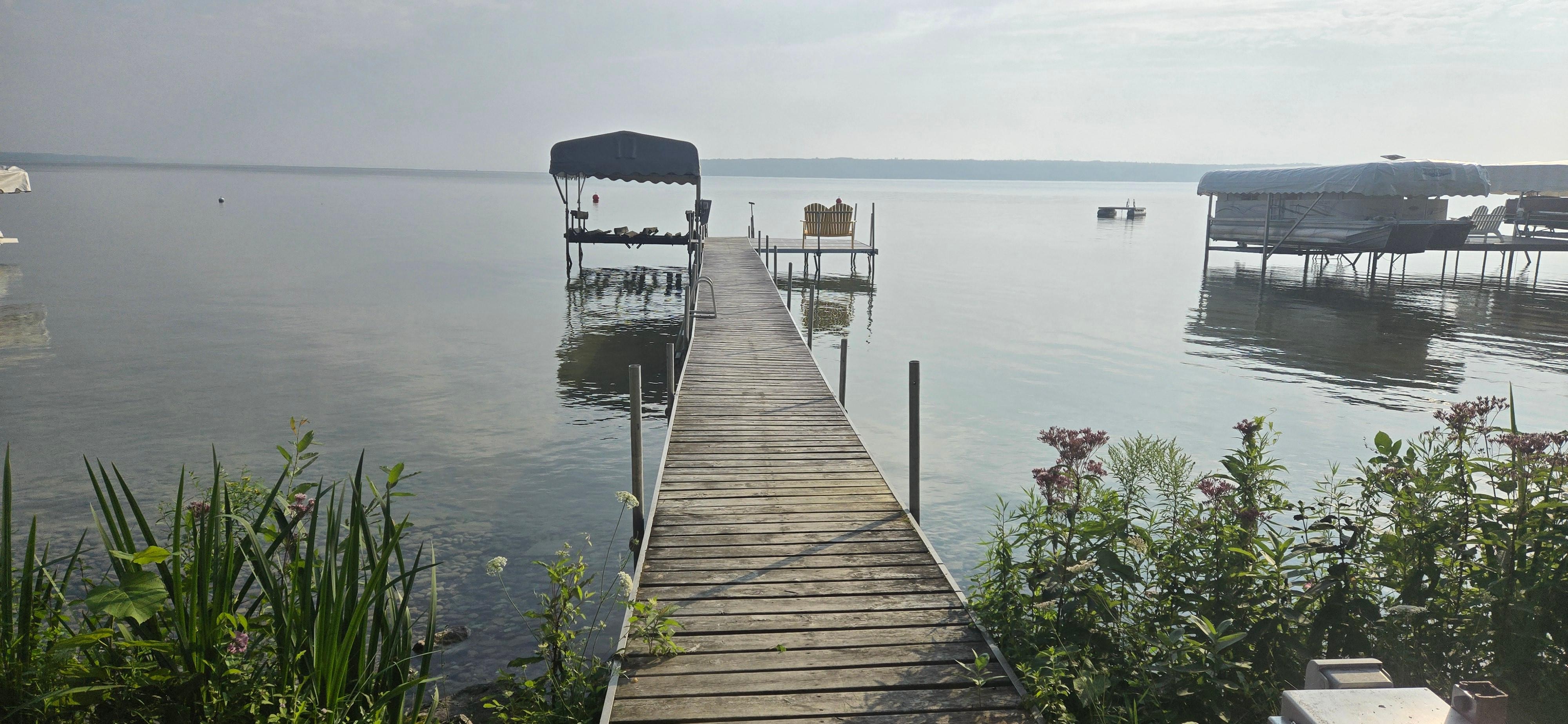 Beautiful updated dock not captured in Hosts' property details description.