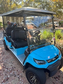 New, electric golf cart